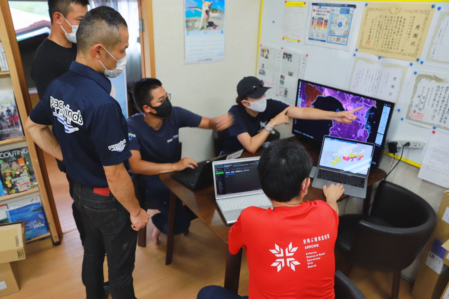 【山陰地方】記録的な大雨に関する情報収集と出動待機を開始。