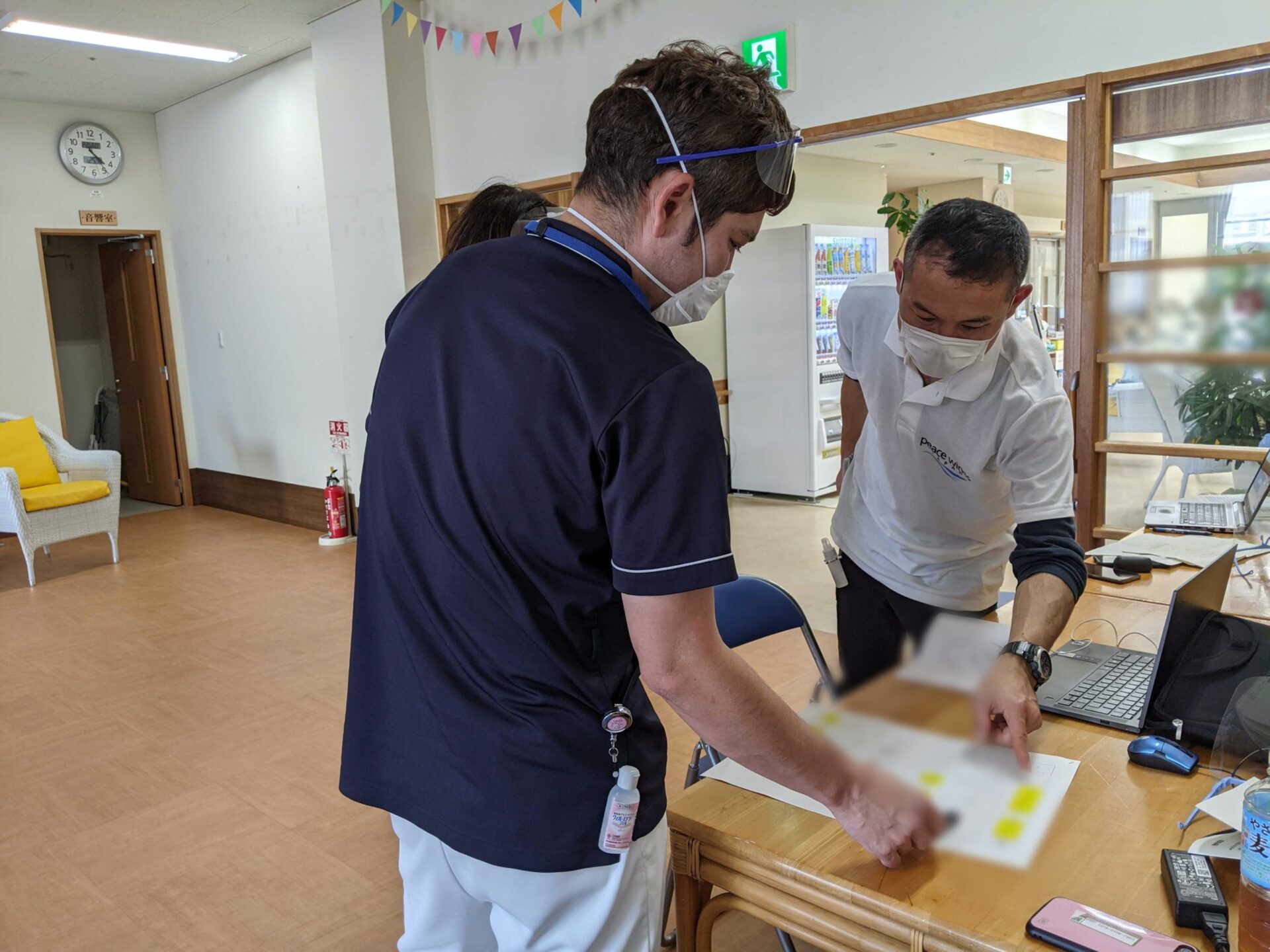 調整員としてクラスター施設での役割