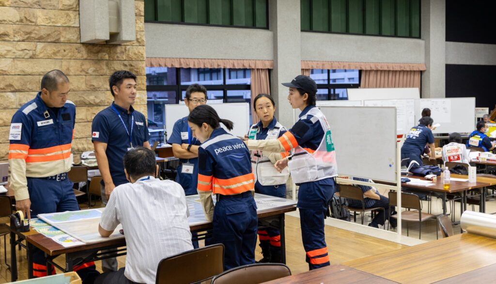 訓練時の様子です。